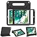 AVAWO Kids Case for New iPad 9.7 2017 & 2018 Release - Light Weight Shock Proof Convertible Handle Stand Friendly Kids Case for iPad 9.7-inch 2017 & 2018 Previous Gen (iPad 5th & 6th Gen) - Black