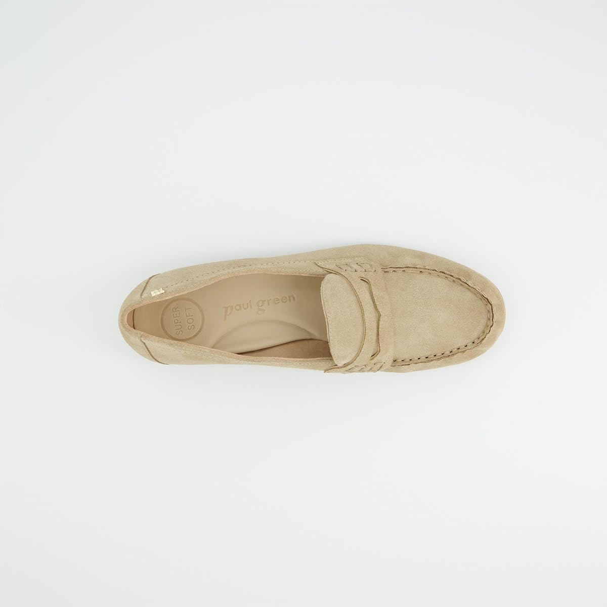 Paul Green Damen - Slipper & Mokassin 1188-019 in beige Rauleder
