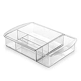 BINO Multi-Purpose Plastic Drawer Organizer, 7 Section Expandable