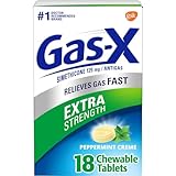 Gas-X Chewable Tablets-Peppermint Creme-18 ct.