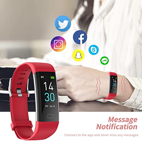 Ip68 Fitness Tracker Blood Pressure Heat Rate Monitor Smart Watch Blood Oxygen Sleep Monitor Activity Tracker Pedometer Watch For Women Men Kids #TOP2
