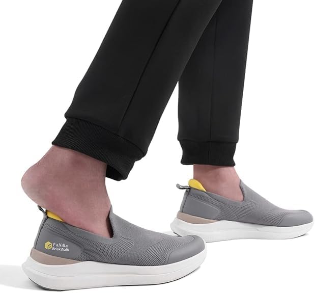 FitVille Plantar Fasciitis Shoes for Men Extra Wide Orthopedic Shoes for Foot Pain Relief - BriskWalk - Image 2
