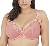 Elomi Women's Plus Size Underwire Plunge Bra, Rose, 40G