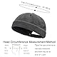 YKDLLF Cotton Docker Cap Seemannsmütze Hafenmütze Sommer Docker Cap Quick Drying Cap Ohne Schirm Schnelltrocknend Seemannsmütze Fisherman Beanie