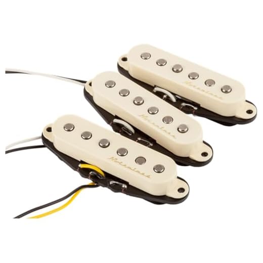 Fender Set Vintage de Pastillas Stratocaster Noiseless, Set de 3, Blanco