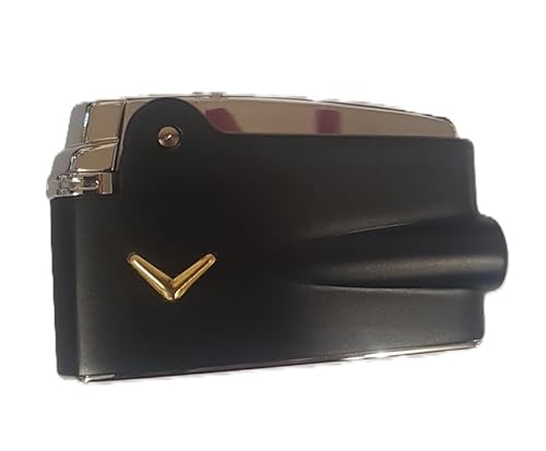 Ronson Premier Varaflame flint action gas lighter matte black finish