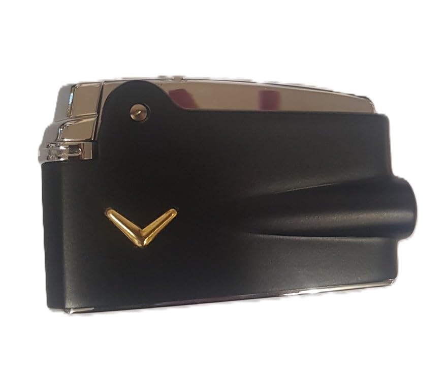 Ronson Premier Varaflame - Mechero de gas con acabado negro mate