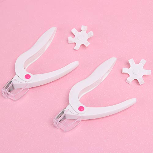 WSERE 2 Pcs Professional Acrylic Nail Clipper Cutter, Fake Nail Clippers False Nails Cutter, Nail Trimmer Sharp Artificial Nail Tip Clipper Edge Cutter Salon Home Nail Art Pedicure Manicure Tools