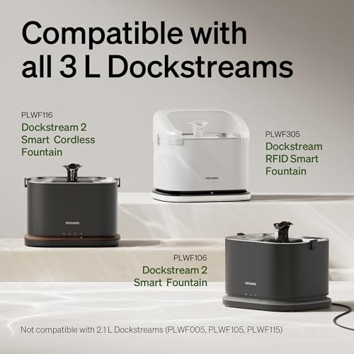 Image of PETLIBRO Splash Shield for 3L Dockstream 2 Cat Water Fountain PLWF106 PLWF116 and PLWF305 Prevent Water Spills, Large top Radius, Easy to Remove & Clean