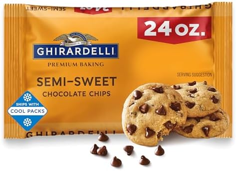 GHIRARDELLI Semi-Sweet Chocolate Premium Baking Chips Chocolate Chips for Baking, 24 oz Bag