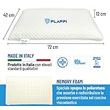 Dettaglio flaffi cuscino letto memory foam