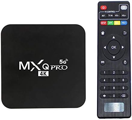 MXQ Pro 5G Android 12.1 TV Box 2023 Upgraded Ram 2GB ROM 16GB Android Smart Box H.265 HD 3D Dual Band 2.4G/5.8G WiFi Quad Core Smart Home Media Player
