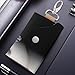 RLDOBOFE Perfume Bottle Leather Key Case,Fashionable Credit Card Holder Slim Multi Card Keychain Pouch Travel Portable Keychain Wallet