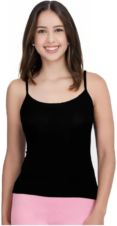 - Fox World Womens Cotton Adjustable Strap Slip Camisole Pack of 1