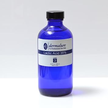 Lactic Acid Peel 35% Medical Grade 8oz. 240ml Level 3 pH 1.3