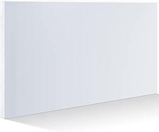 Wesiti Hdpe Plastic Sheet 1" Thick 12" Length 24" Width White Polyethylene Sheet High Density Polyethylene Thick High Density Plastic Board for Crafts(1 Piece)