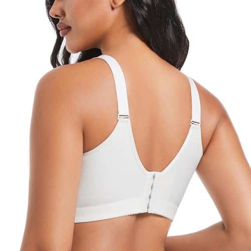 Image of Plus Size Push Up Bras for Women Hide Back Fat Smoothing Bra Underwire Support Bras 34B to 46DD