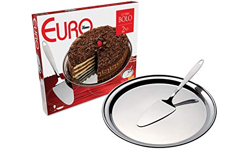 Conjunto para Bolo 2 Peças Euro Inox