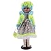 Toygogo Bambole Eleganti in Ceramica per Bambole con Supporto in Legno per Bambole in Porcellana Vittoriana - Verde, 40 cm