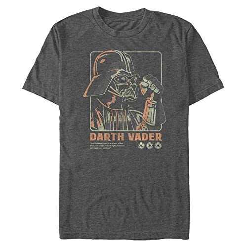 T-shirt Star Wars Vader Choke homme vêtement geek noir col rond
