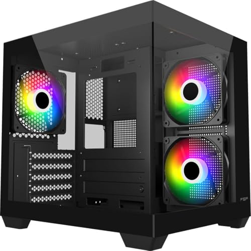 Chasis ARGB FSP GEH Mini S140 BA con refrigeración eficiente para placas Mini-ITX