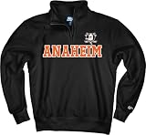 Blue 84 Anaheim Ducks NHL Officially Licensed Quarter Zip Sweatshirt Power Play, X-Large Team Color