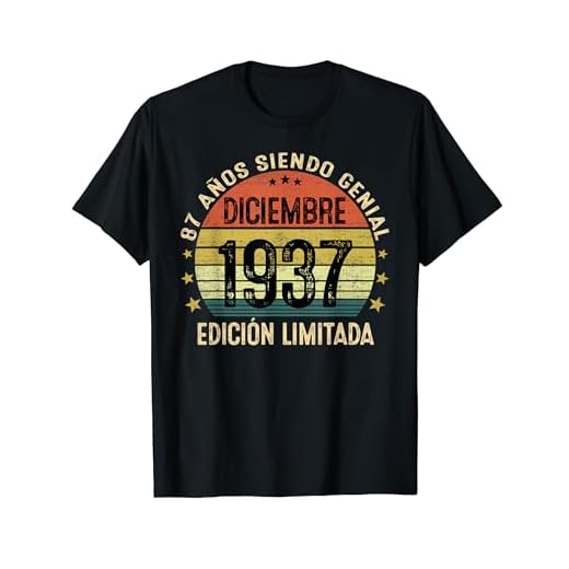 Original 1937 87 Años Cumpleaños Hombre Diciembre 1937 Camiseta