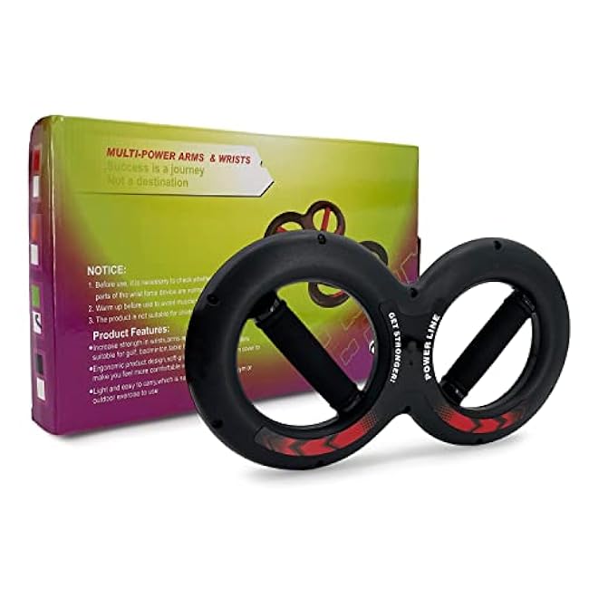 Gespann Multifunctional 8 Shape Twister Arm Exerciser Home Gym Workout Equipment Forearm Strengthener Hand and Wrist Strength Trainer