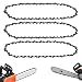 Produktbild Sägeketten 30cm, 3 Stück 3/8" LP 45 Antriebsglieder 1,1 mm Rückschlagsarme Kette Kompatibel für FORTEXXA 18/30, Kettensägenketten Kompatibel mit Stihl Kettensägen