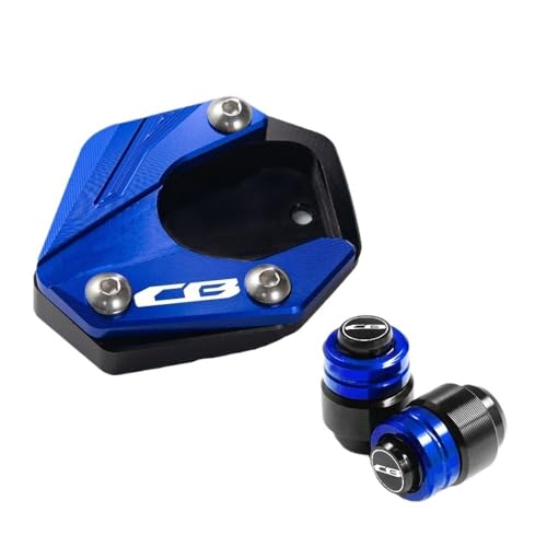 Pied béquille moto idéal pour stabiliser la CB500X en camping