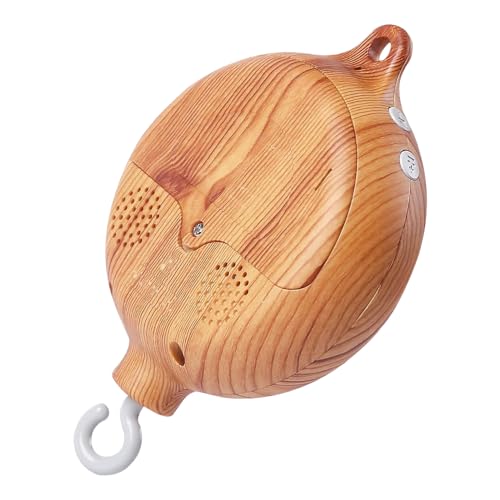 Jonuin Baby Mobile Spieluhr, 35 Melodie, Holzoptik Music Box Bettglocke,...