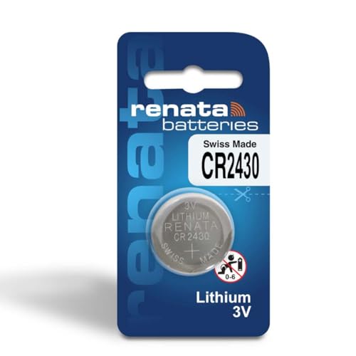 Image of DEVICE OF URBAN INFOTECH Renata CR2430 Batteries - 3V Lithium Coin Cell Swiss Made CR 2430 Battery (CR2430, Pack of 1)