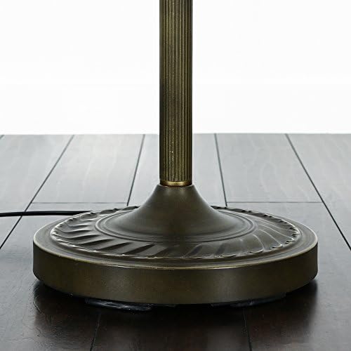 MiniSun Designer Style Tiffany Inspired Stunning Jewel Metal/Glass Uplighter Floor Lamp