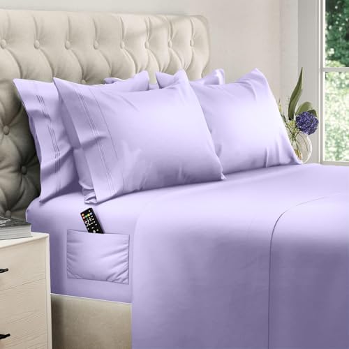 Image of DREAMCARE Full Size Sheets - 6 pcs Breathable Cooling Sheets Full Size Bed