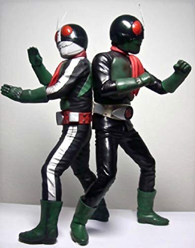 仮面ライダー　１号、２号　フィギュア　ソフビ 映画『シン・仮面ライダー』の「仮面ライダー第2＋1号」も