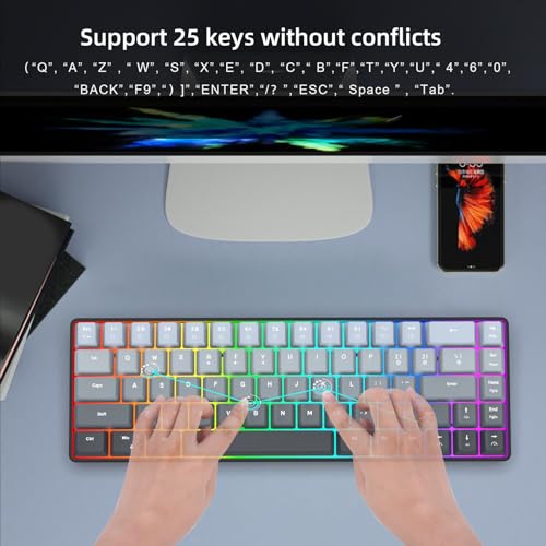 Clavier de jeu RVB remplaçable à chaud pour un setup gaming épuré