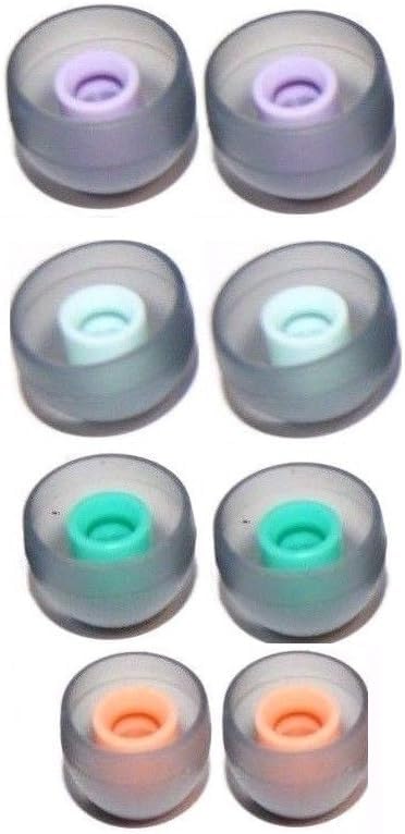 4 Sizes (S/M/L/XL) Swimming Sweat Resistant Earpiece Earbuds Pack Compatible with Sony Headset