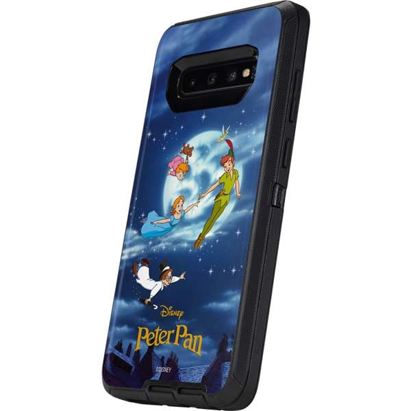 Skinit Decal Phone Skin Compatible with OtterBox Defender Galaxy S10 - Officially Licensed Disney Peter Pan Wendy and The Boys to Neverland Design2