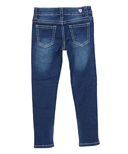Image of ToBeInStyle Girl's Denim Easy Styling Classic Timeless Everyday Jeans Zip-Up Closure