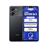 Tecno Spark GO 3 (Ink Black, 4GB+64GB | Super Durability Drop Resistant &amp; IP64 Rated | Make Calls Without Network* |Ella Al in Your Own Language | Super Smooth 120Hz 6.74" Display |5000mAh Battery Amazon Deal