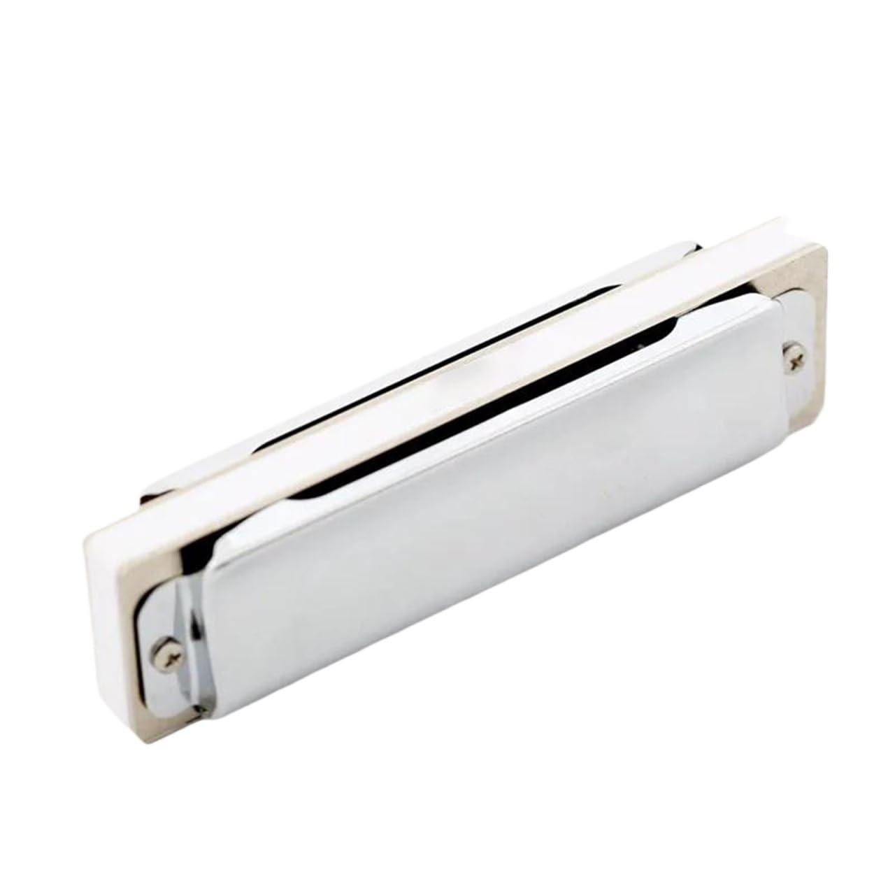 Instrument Harmonijkowy 10-dołkowa harmonijka Blues Harp Diatoniczna Klucz C Srebrny Kolor Pokrowiec Do Występów Gracza(Gb)