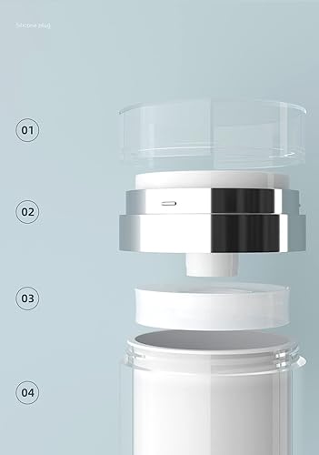 Miniatura 4 de Tarro de bomba sin aire de 15301.7fl oz, botella al vacío, dispensador de loción con bomba, lociones de maquillaje, cremas, contenedor de viaje,