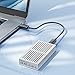ALYYDBG Aluminum 40Gbps M.2 NVMe SSD Enclosure, 8TB USB-C External Hard Drive for M1 M2 Pro/Max, Support 2280 B&M+M-Key PCIe, Compatible Thunderbolt 3/4 USB 4/3.2/3.1/3.0/2.0
