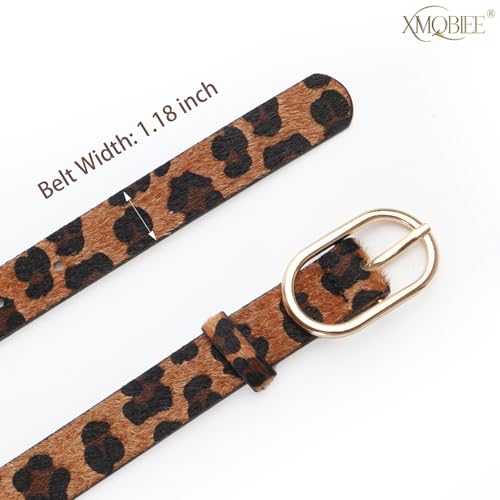 Women's Suede Belt with Gold Buckle For Jeans Pants Dresses, gold buckle2