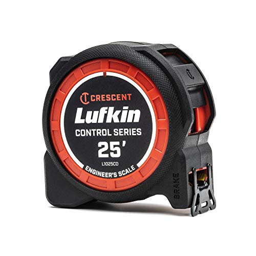 Image of Crescent Lufkin 1-3 /16 x 25' Command Control Series Yellow Clad Engineers Tape Measure - L1025CD