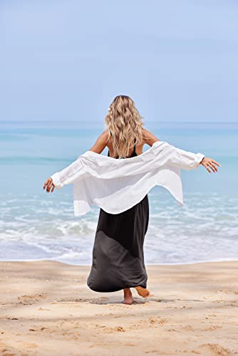 Ekouaer Womens Sleeveless Long Nightgown Summer Slip Night Dress Cotton Sleepshirt Chemise,A-Dark Grey_6696,X-Large #TOP3