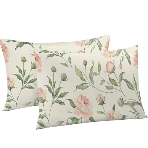 Housse de couette 240x260 fleurs rétro en microfibres avec ses 2 taies - 5