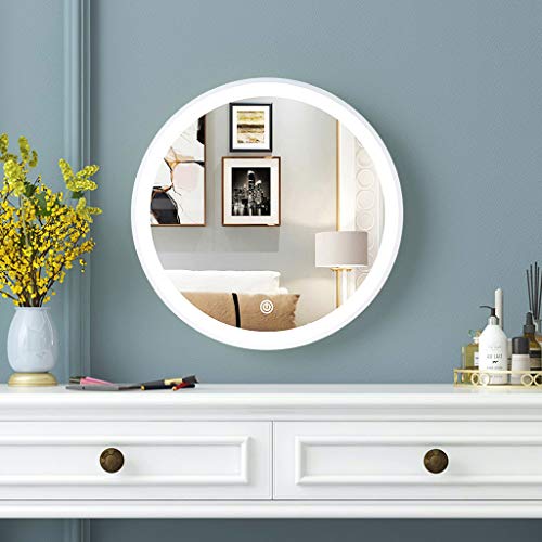 Miroir mural éclairé pour salle de bain moderne avec commande Smart Touch - 5