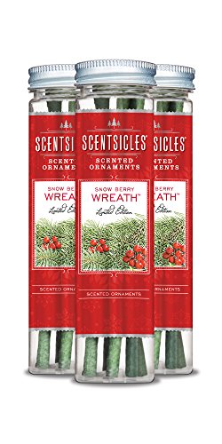 ScentSicles 6 piece Snow Berry Wreath Bottle, 3 Bottle per Pack