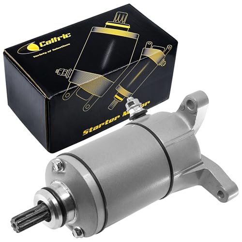 Caltric Motor de Arranque Compatible con Suzuki V-Strom DL650 2004-2024 31100-19F00 31100-19F10